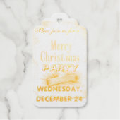 christmas invitations cards cadeaulabels (Voorkant)