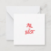 christmas invitations cards notitiekaartje (Achterkant)