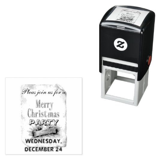 christmas invitations cards  zelfinktende stempel (In situ)