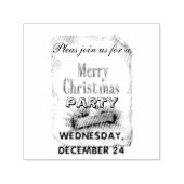 christmas invitations cards  zelfinktende stempel (Design)