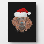 Christmas Irish Setter Classic T-Shirt Fotoplaat (voorkant)