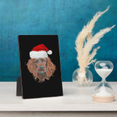 Christmas Irish Setter Classic T-Shirt Fotoplaat (Zijkant)