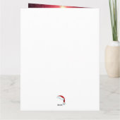 Christmas Irish Wolfhound Kaart (Achterkant)