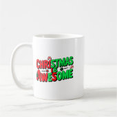 Christmas Is Awesome Digital Art Design _1 Koffiemok (Links)