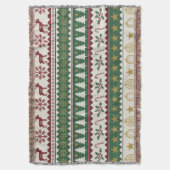 Christmas is cozy and refreshing Throw Blanket Deken (Voorkant Verticaal)