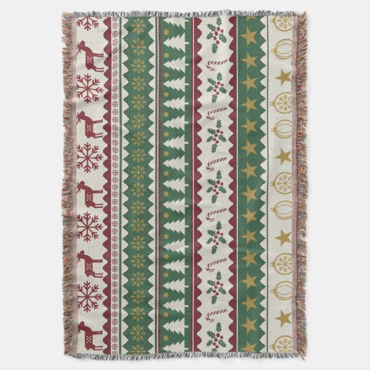 Christmas is cozy and refreshing Throw Blanket Deken (Voorkant Verticaal)