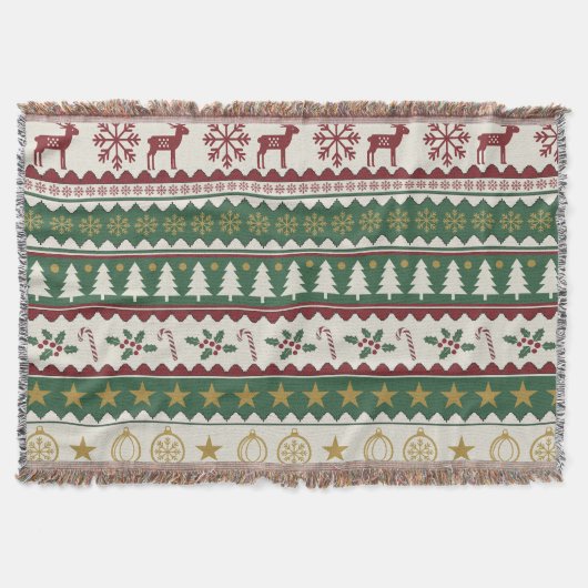 Christmas is cozy and refreshing Throw Blanket Deken (Voorkant)
