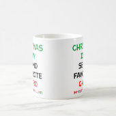 Christmas Is My Second Favourite C Word Mug Koffiemok (Center)