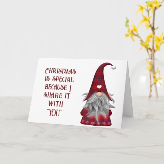 CHRISTMAS IS SPECIAAL OMDAT HET BIJ "U" IS KAART (Gele Bloem)