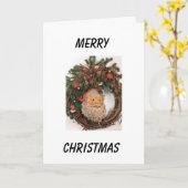 CHRISTMAS IS TIJD OM TE DENKEN OVER "U" KAART (Gele Bloem)