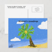 Christmas Isle SEAson's Greetings Briefkaart (Voorkant / Achterkant)