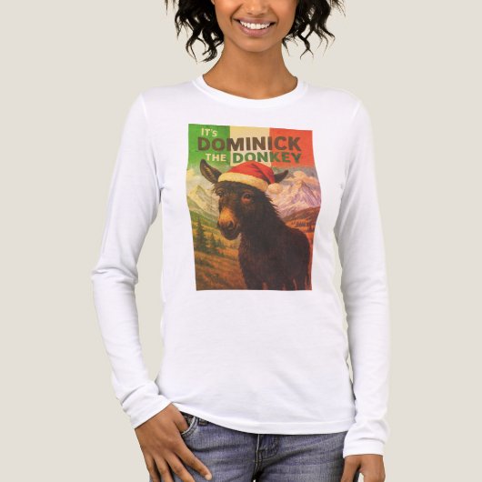 Christmas Italian Dominick the Donkey Shirt (Voorkant volledig)