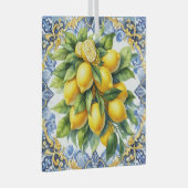 Christmas Italian Lemons Glass Ornament (Voorkant Rechts)