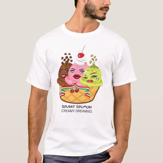 Christmas Italian Spunky Spumoni! T-Shirt (Voorkant)