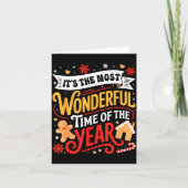 Christmas It's The Most Wonderful Time Of Year Gin Kaart (Voorkant)