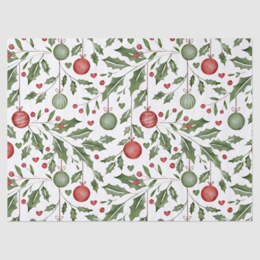 Christmas Ivy Tissuepapier (Voorkant)
