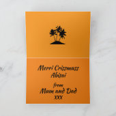 Christmas Jamaican Rasta Tropical Kaart (Binnen)