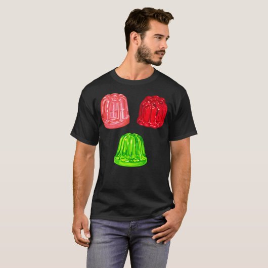 Christmas Jello Pattern T-shirt (Voorkant volledig)