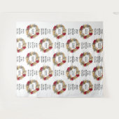 Christmas | JESUS REDEN SEIZOEN | feestkrans Wandkleed (Voorkant (horizontaal))