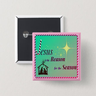 Christmas Jesus Reden voor Seizoen Button Accessoi