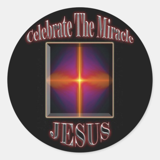 Christmas Jesus Sticker (Voorkant)