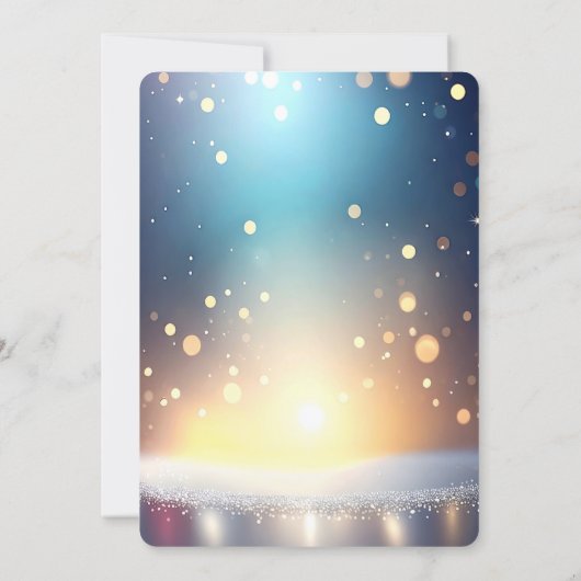 Christmas Jewel Frame Holiday Party Invitation Kaart (Achterkant)