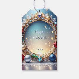 Christmas Jewel Lijst Gift Label Cadeaulabel