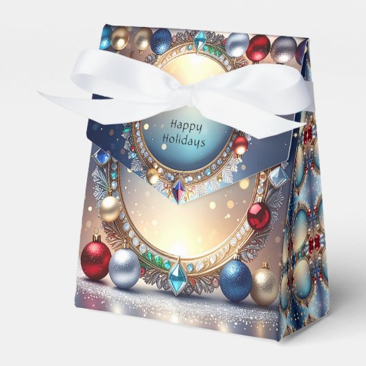 Christmas Jewel Lijst Holiday Gift Box Bedankdoosjes (Voorkant Zijde)