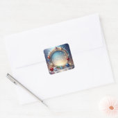 Christmas Jewel Lijst Holiday Sticker (Envelop)