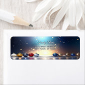 Christmas Jewel Lijst Retour Adreslabel Etiket (Insitu)