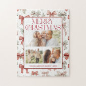 Christmas Jigsaw Puzzle | Family Photo Gift Legpuzzel (Verticaal)