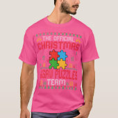 Christmas Jigsaw Puzzles Team - Jigsaw Puzzles Lov T-shirt (Voorkant)