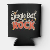 Christmas Jingle Bells 3 Math Rock Xmas Holiday Blikjeskoeler (Voorkant)