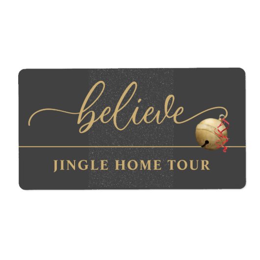 CHRISTMAS JINGLE HOME TOUR ETIKET (Voorkant)