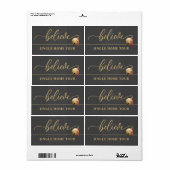 CHRISTMAS JINGLE HOME TOUR ETIKET (Full Sheet)