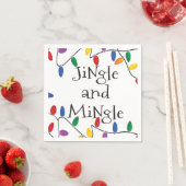 Christmas Jingle Lights Cocktail Party servetten (Insitu)