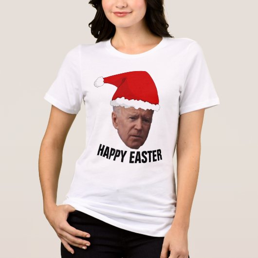 CHRISTMAS JOE BIDEN FUNNY T-SHIRT (Voorkant)
