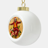Christmas Joke Keramische Bal Ornament (Rechts)