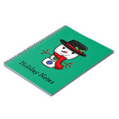 Christmas Jolly Snowman Notitieboek (Linkerzijde)