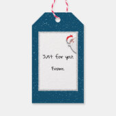 Christmas Joy Buffalo Plaid Cadeaulabel (Achterkant)