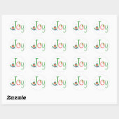 CHRISTMAS JOY by SHARON SHARPE Ronde Sticker (Vel)