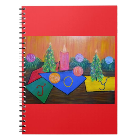 Christmas Joy Classic Notebook Notitieboek (Voorkant)