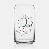 Christmas Joy Drinkware Glass Blikvorm Glas (Voorkant)