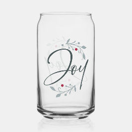 Christmas Joy Drinkware Glass Blikvorm Glas