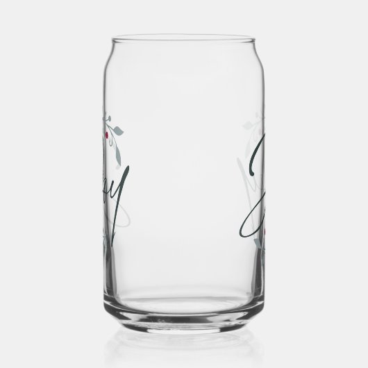 Christmas Joy Drinkware Glass Blikvorm Glas (Rechts)
