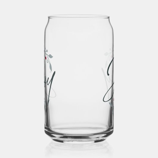 Christmas Joy Drinkware Glass Blikvorm Glas (Links)