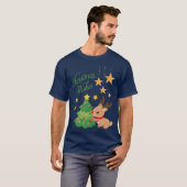 Christmas Joy Dwarf Stocking Wishes Christmas frie T-shirt (Voorkant volledig)