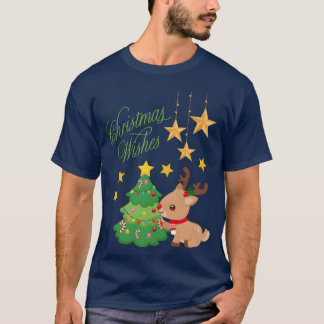 Christmas Joy Dwarf Stocking Wishes Christmas frie T-shirt
