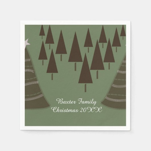 Christmas Joy-Elegant Holiday Style Servet (Voorkant)