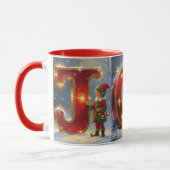 Christmas JOY Festive Holiday Coffee Mug Mok (Links)